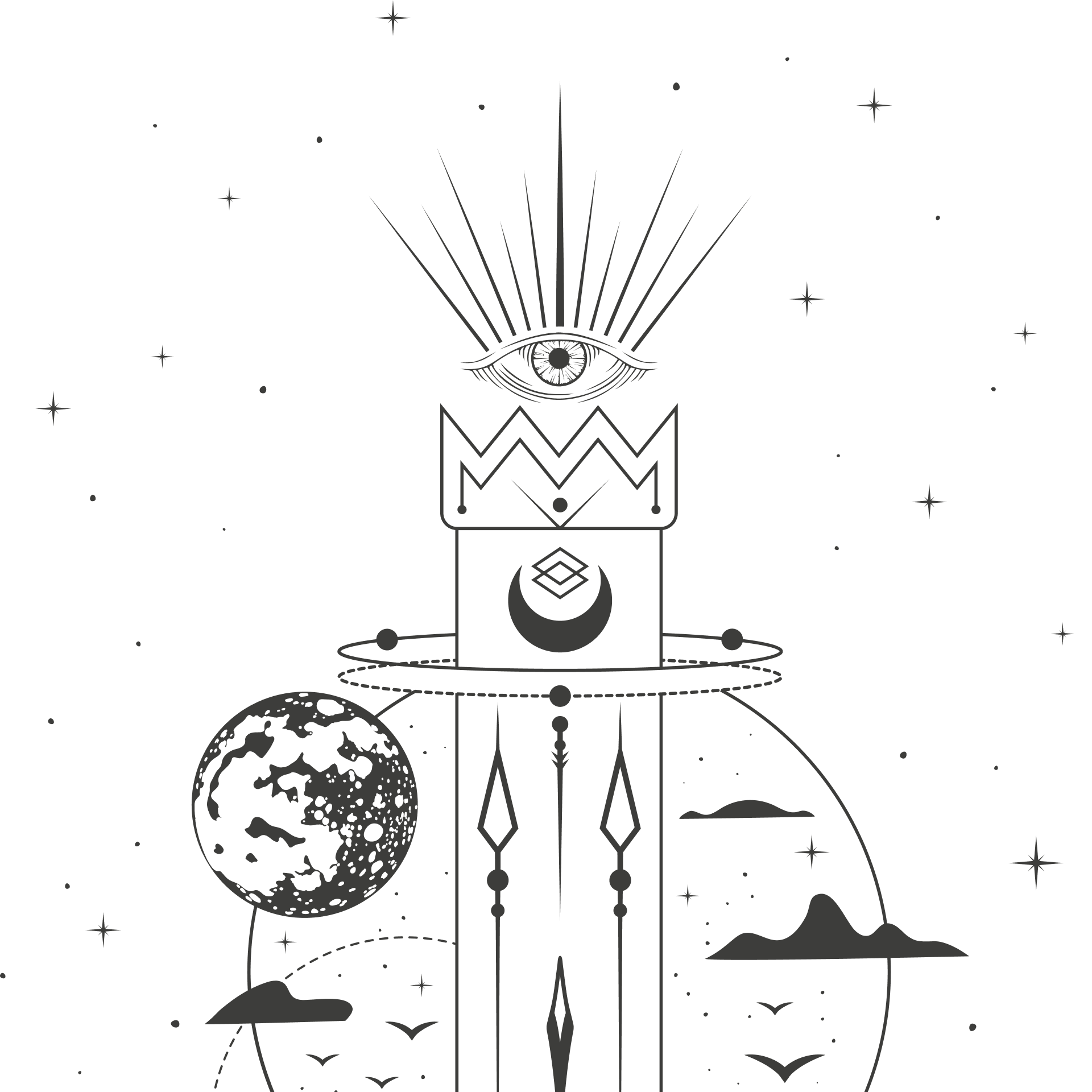 The Tower Tarot Card Cover