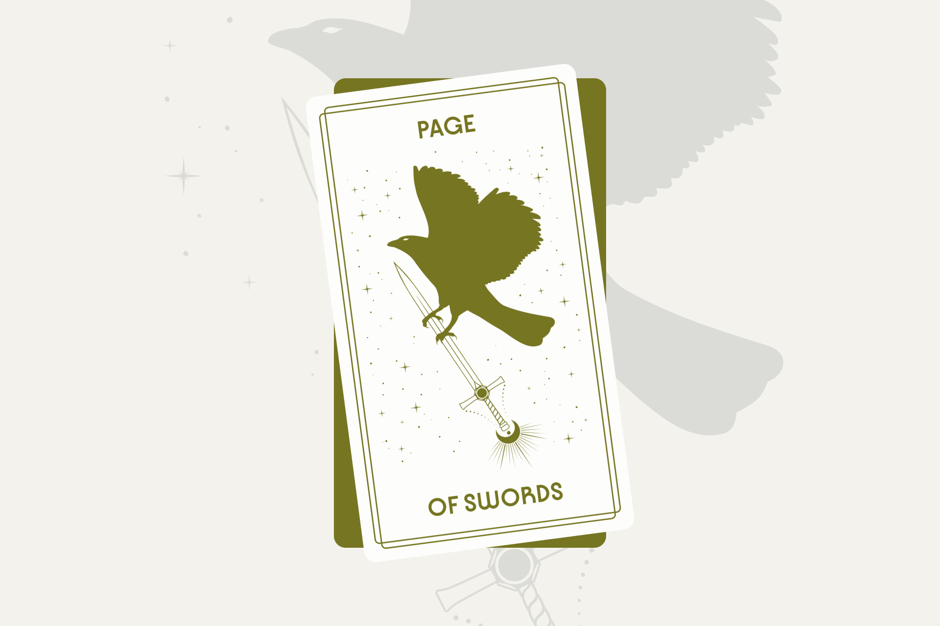 Page of Swords Tarot Card