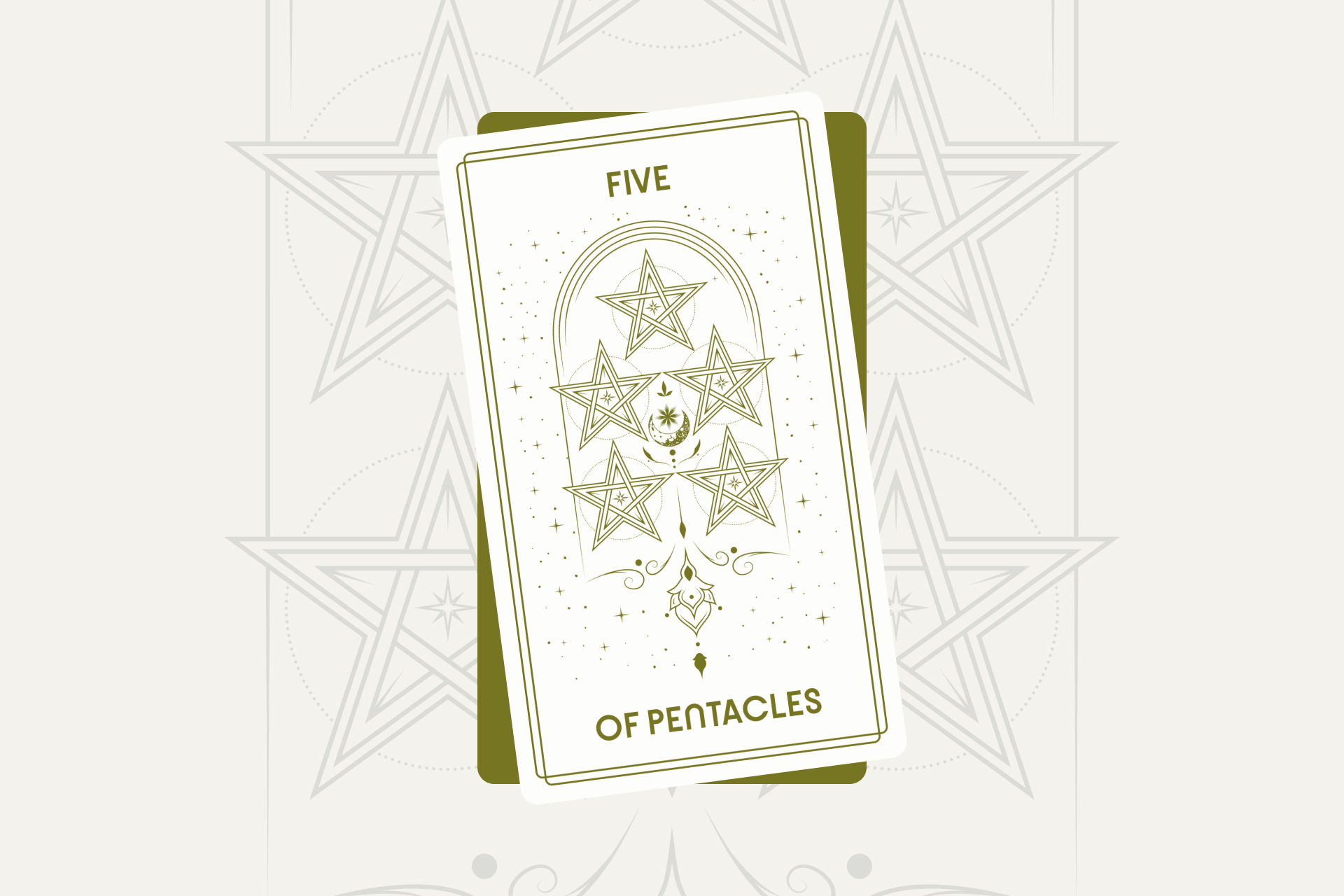 Five of Pentacles Tarot Card