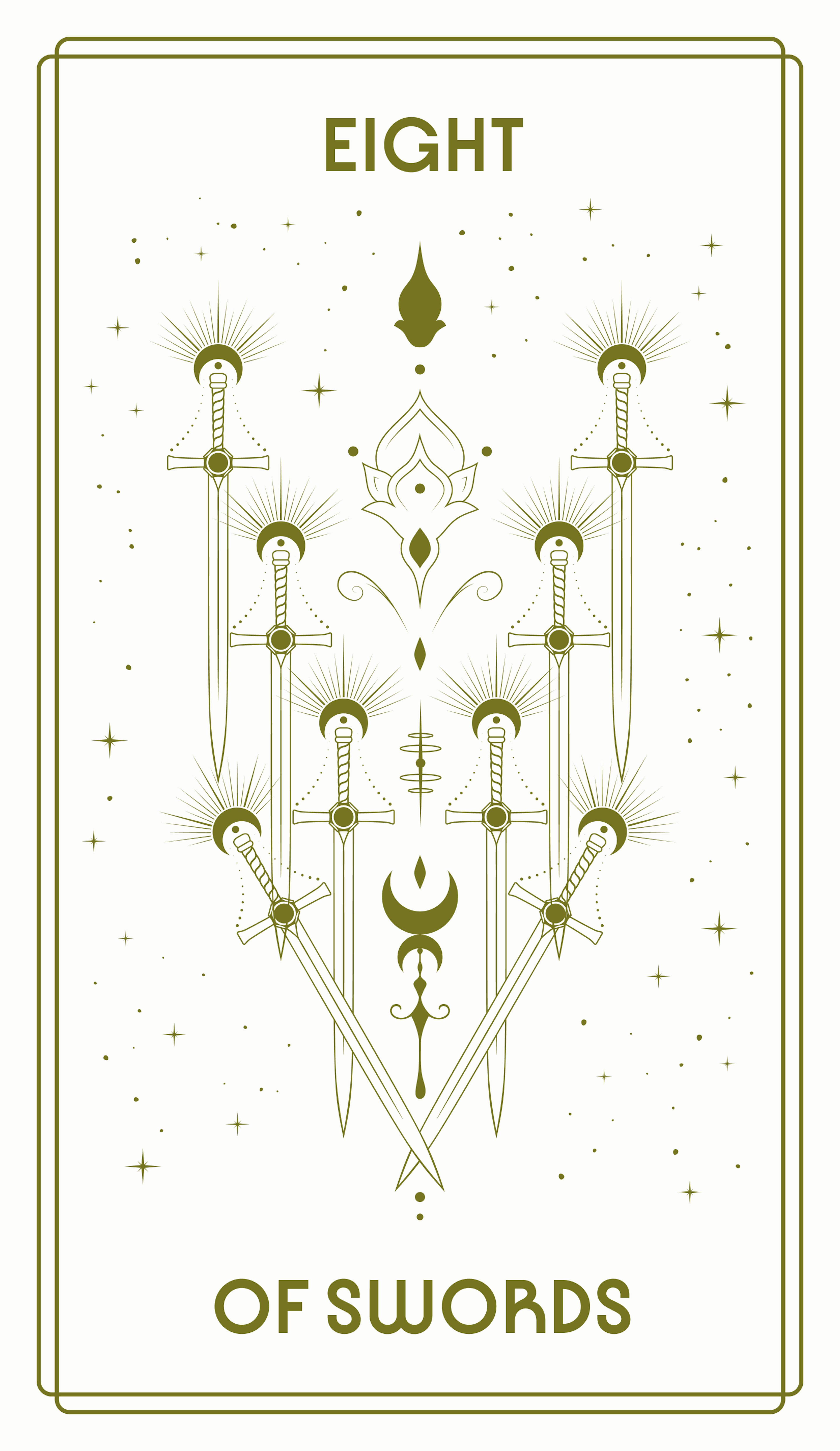 Eight of Swords Tarot Card