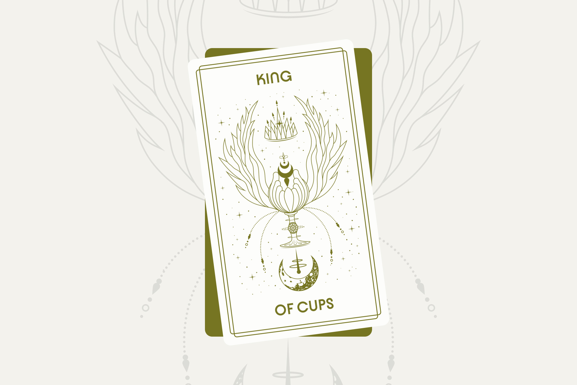 King of Cups Tarot Card