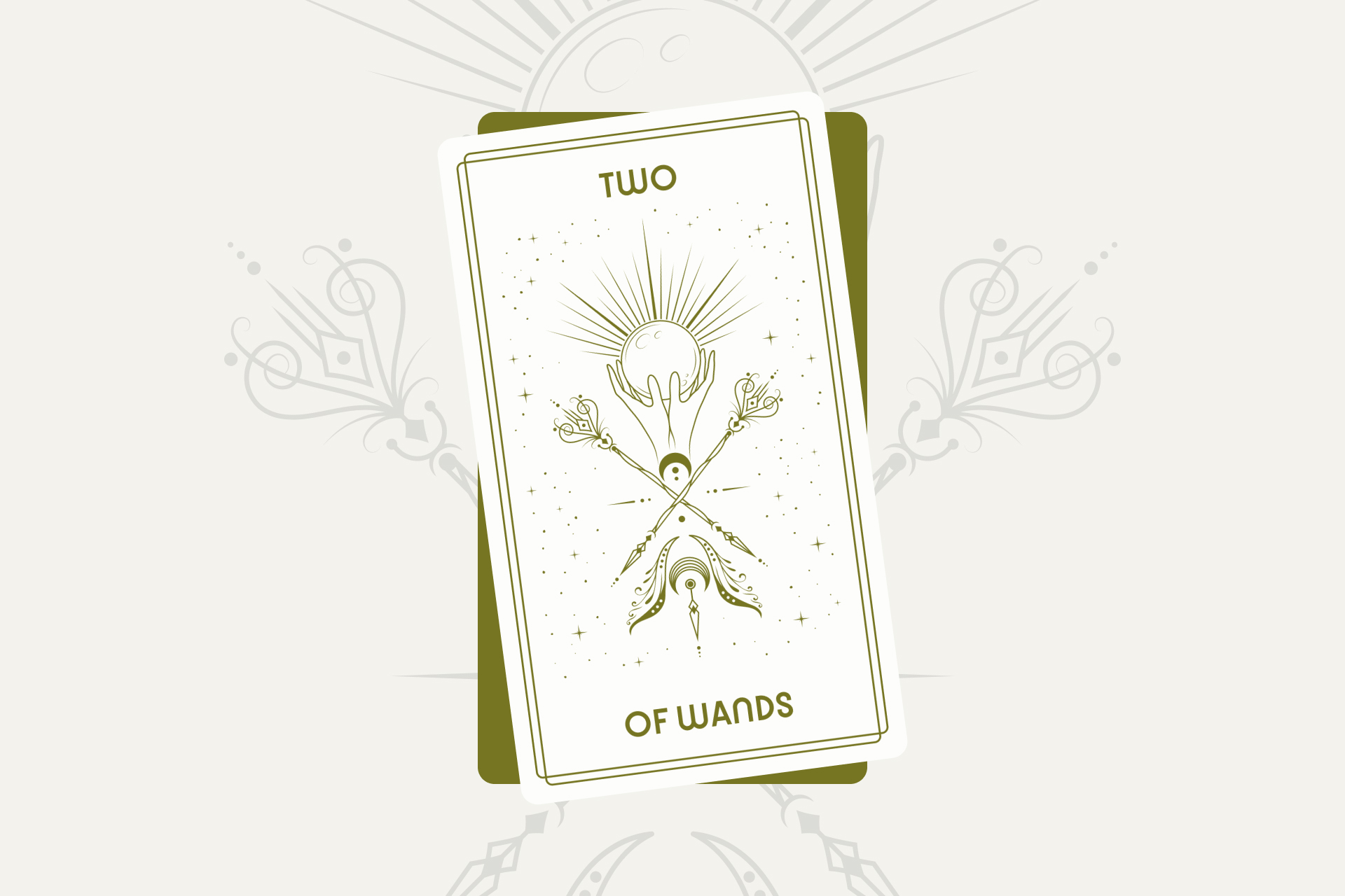Two of Wands Tarot Card