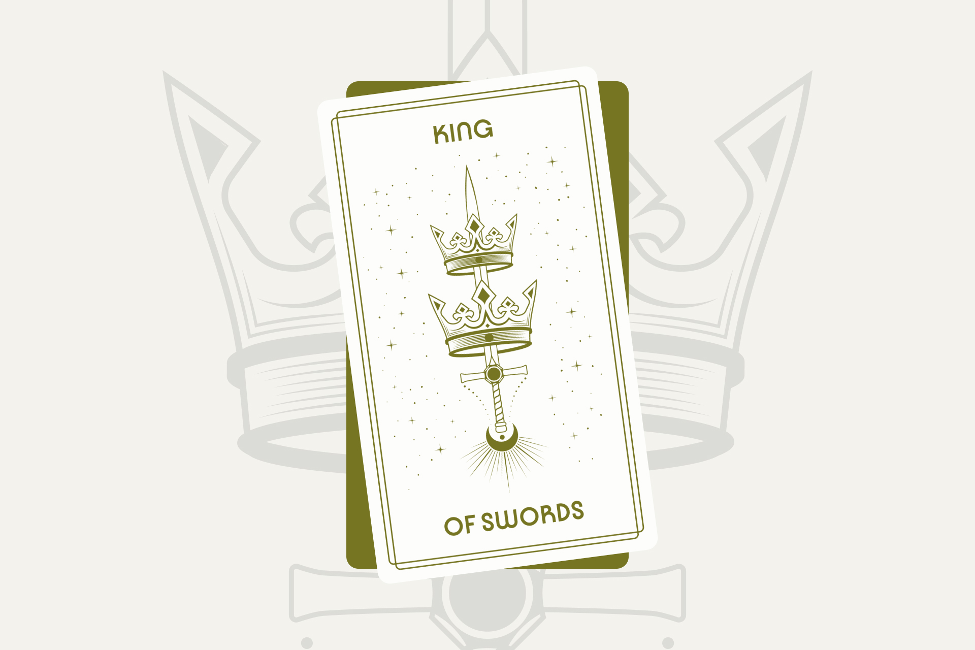 King of Swords Tarot Card