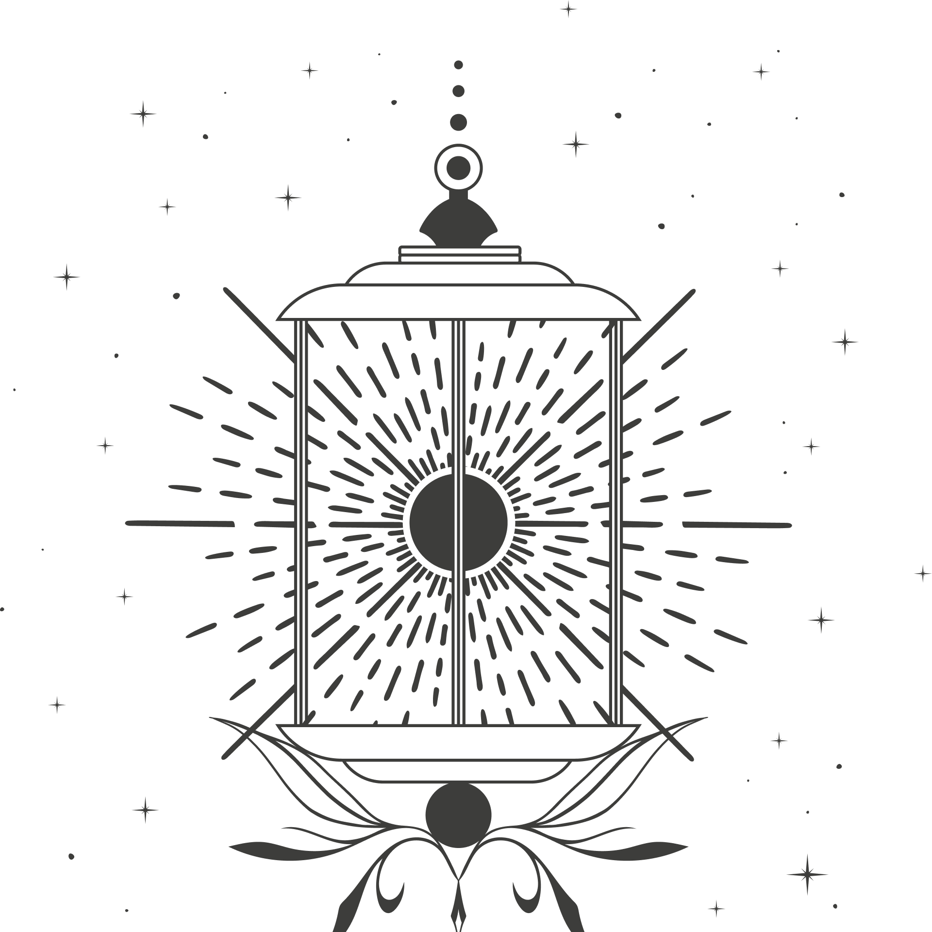 The Hermit Tarot Card Cover