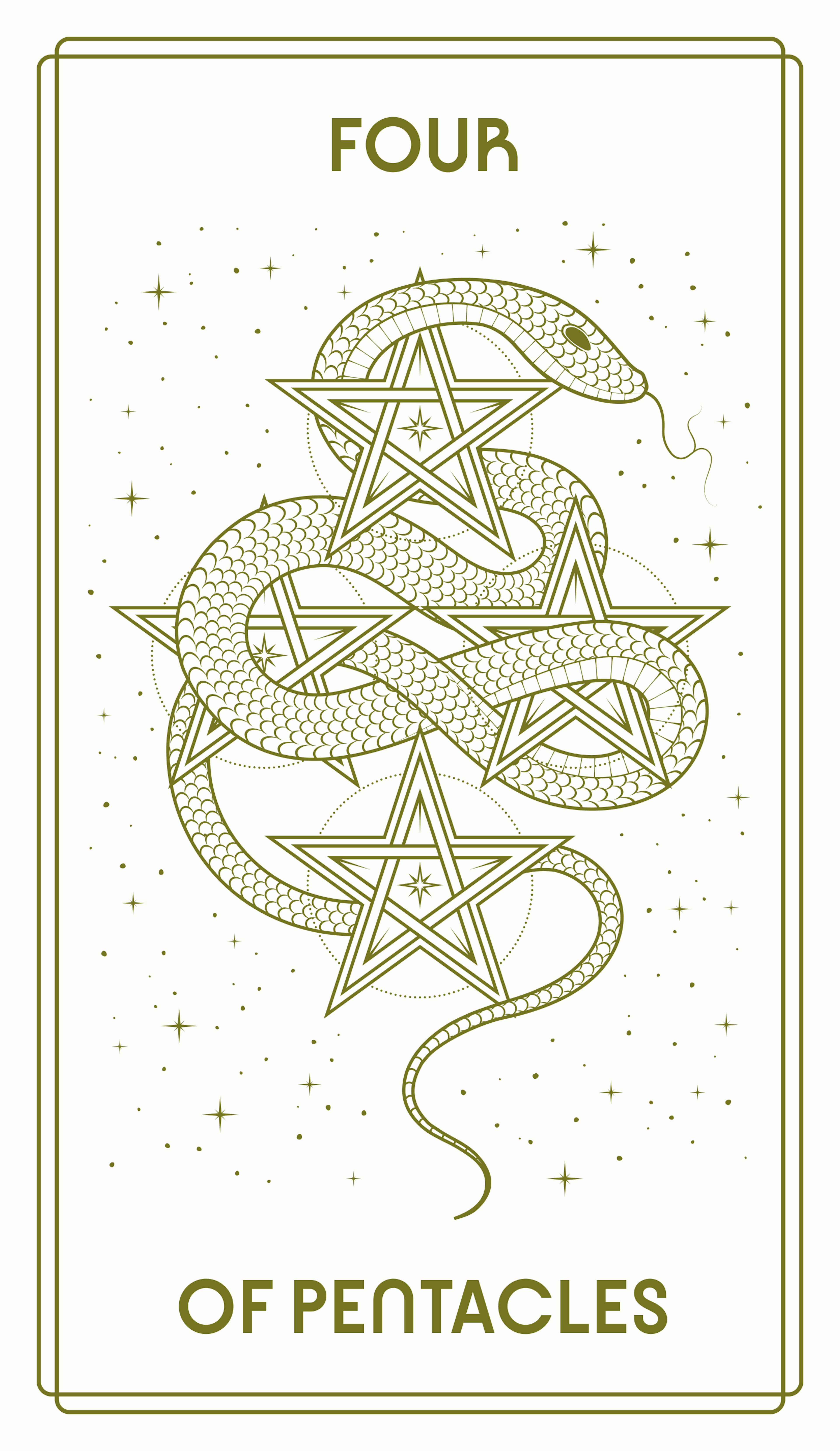 Four of Pentacles Tarot Card