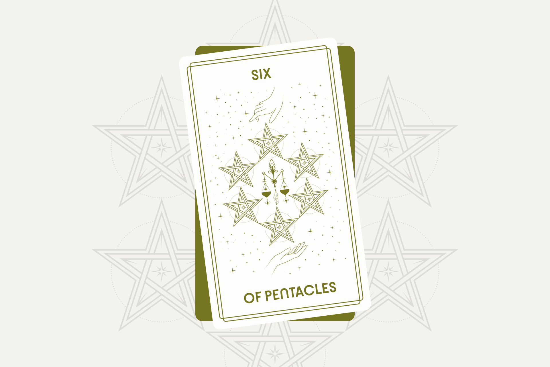 Six of Pentacles Tarot Card