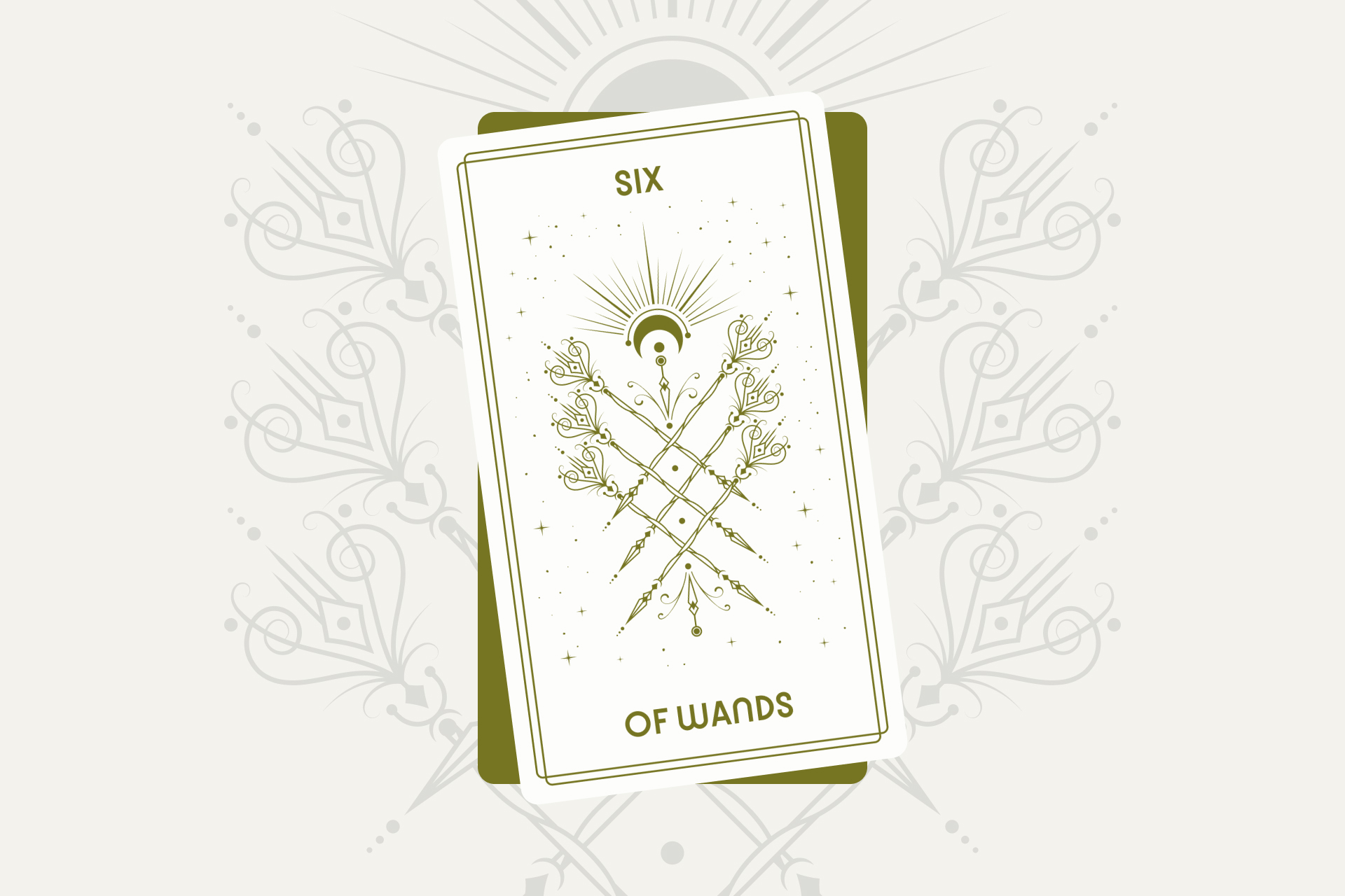 Six of Wands Tarot Card