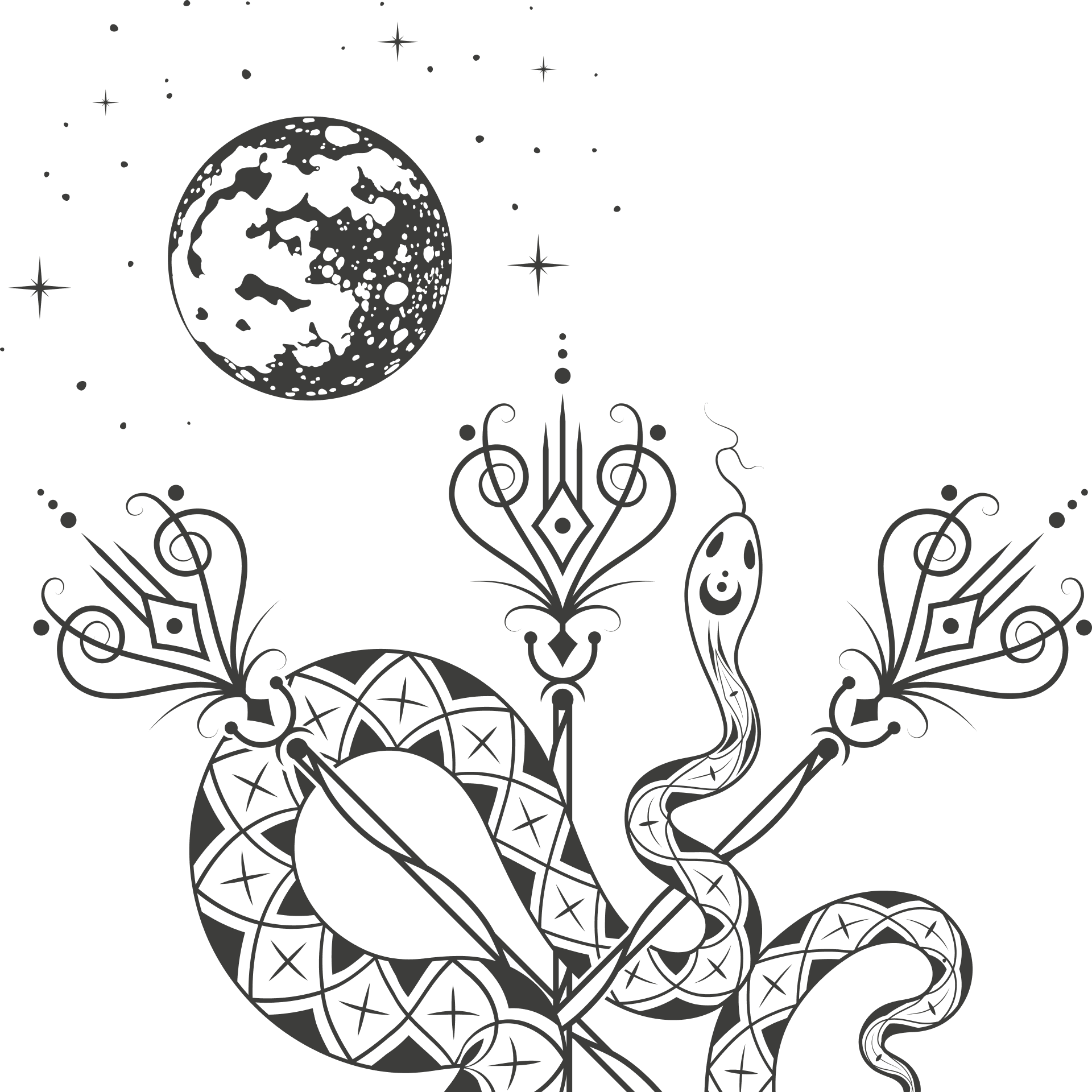 Three of Wands Tarot Card Cover