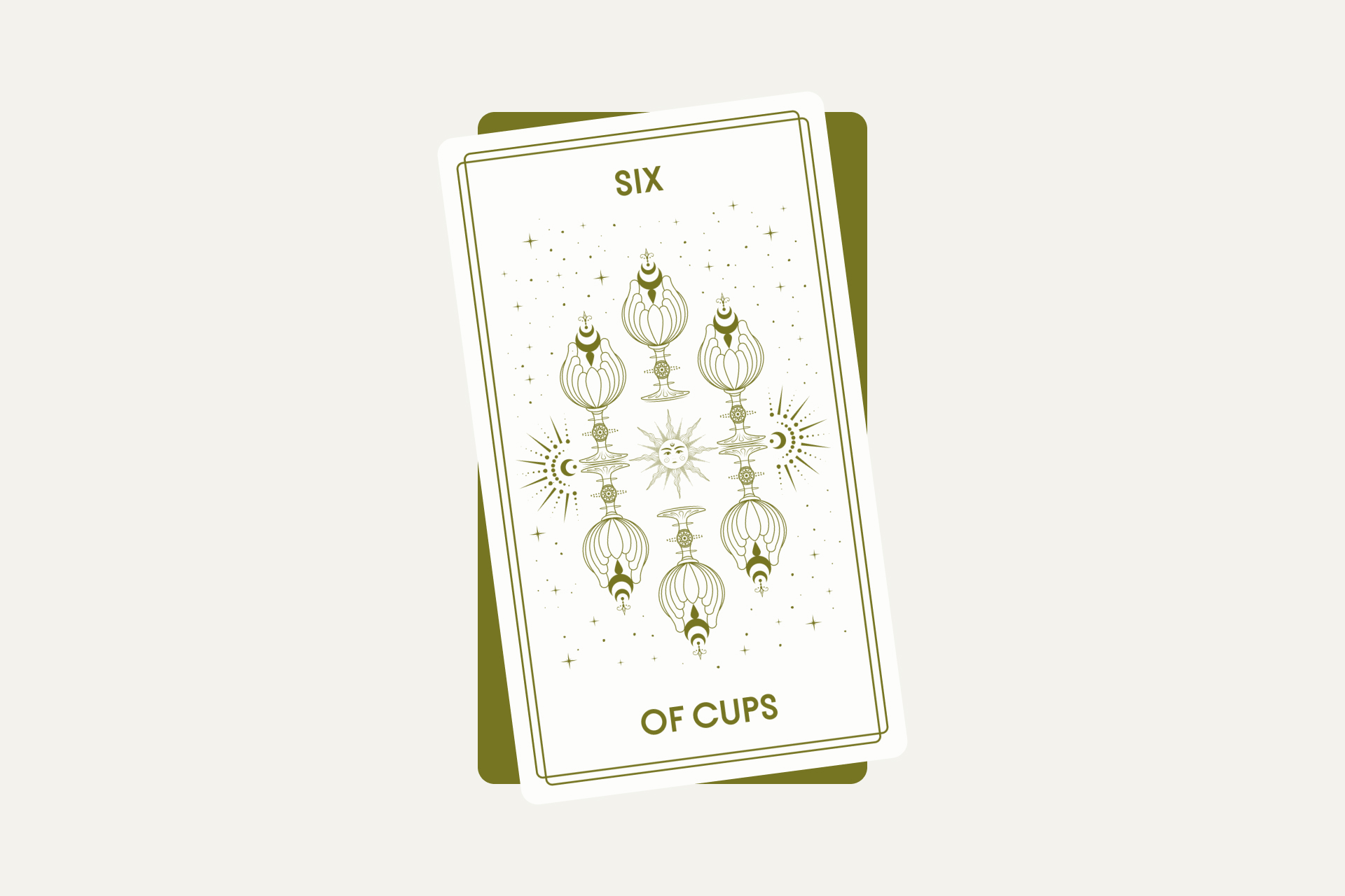 Six of Cups Tarot Card
