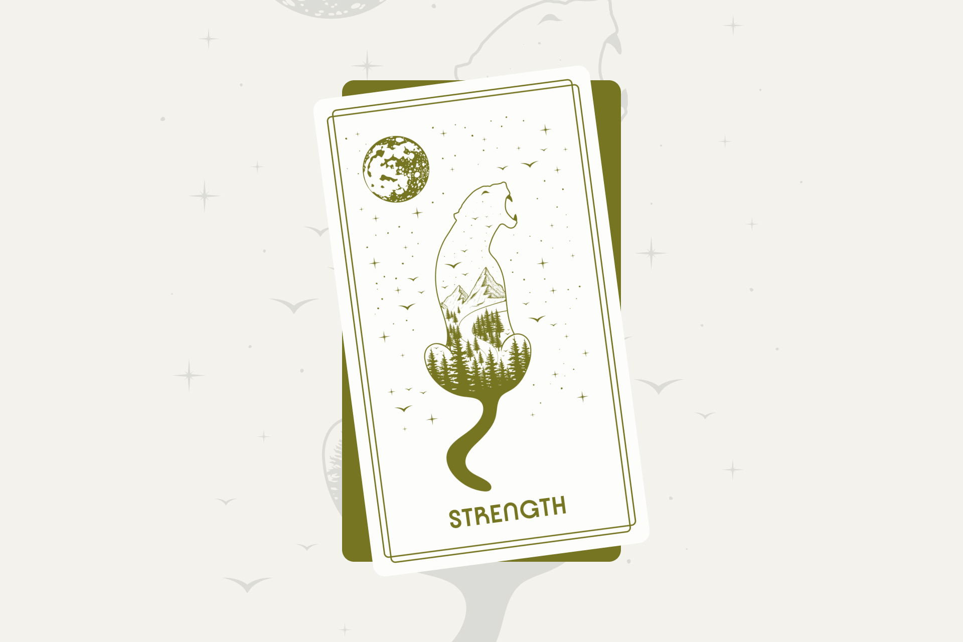 Strength Tarot Card (Major Arcana #8)