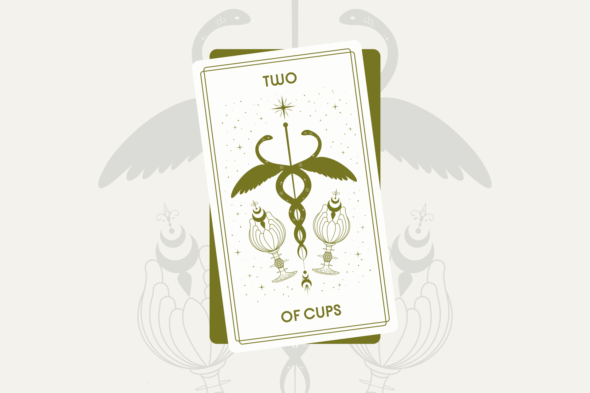 Two of Cups Tarot Card