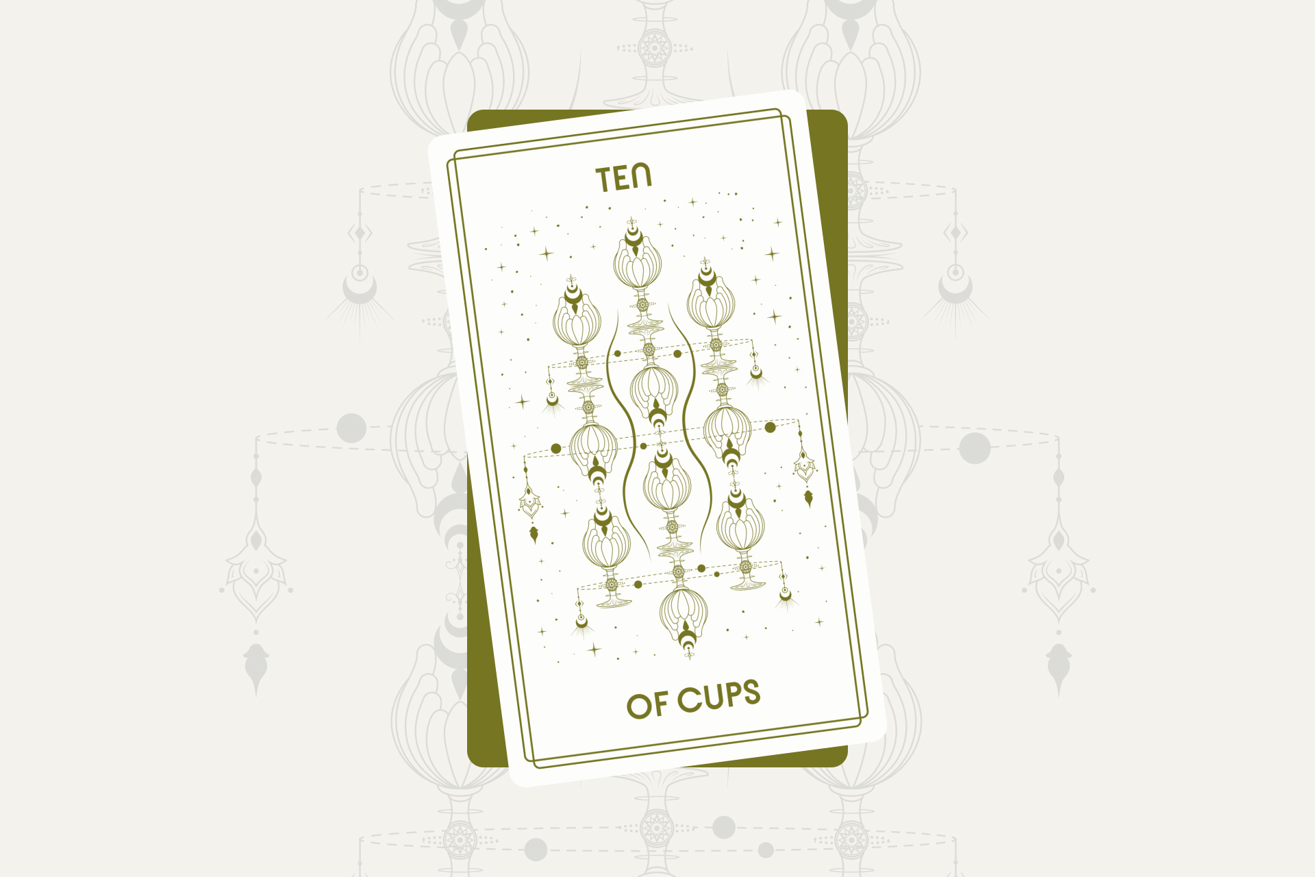 Ten of Cups Tarot Card