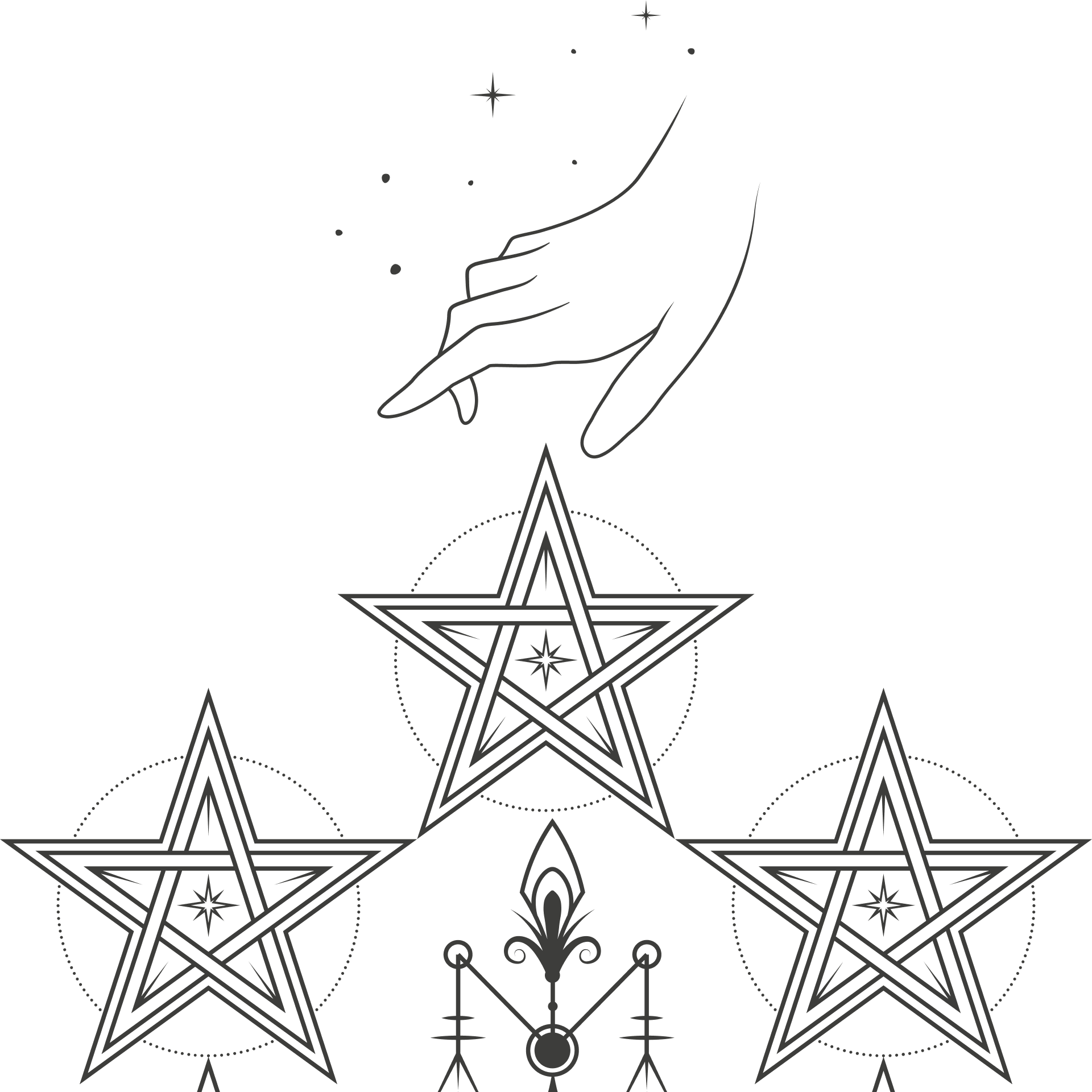 Six of Pentacles Tarot Card Cover