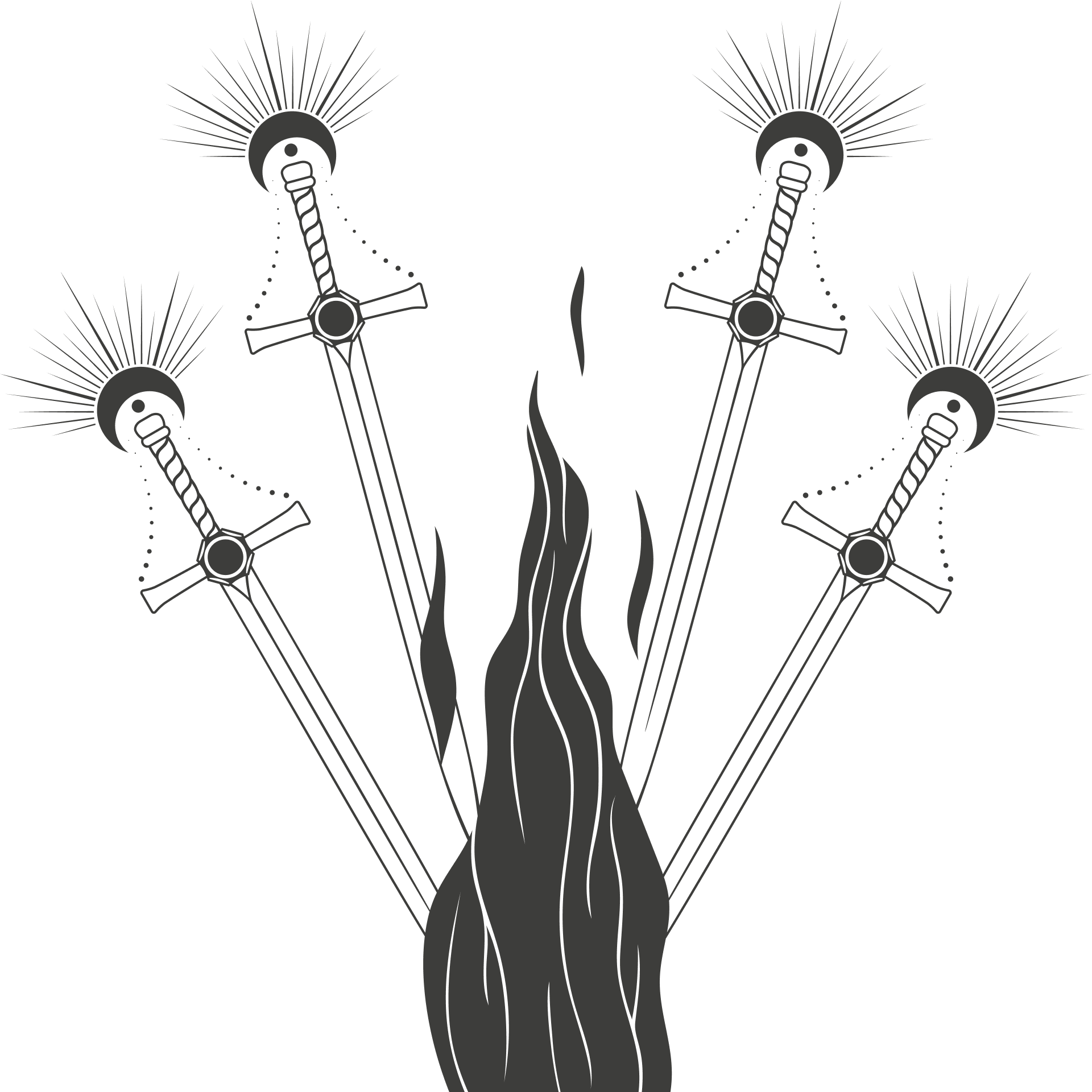 Four of Swords Tarot Card Cover