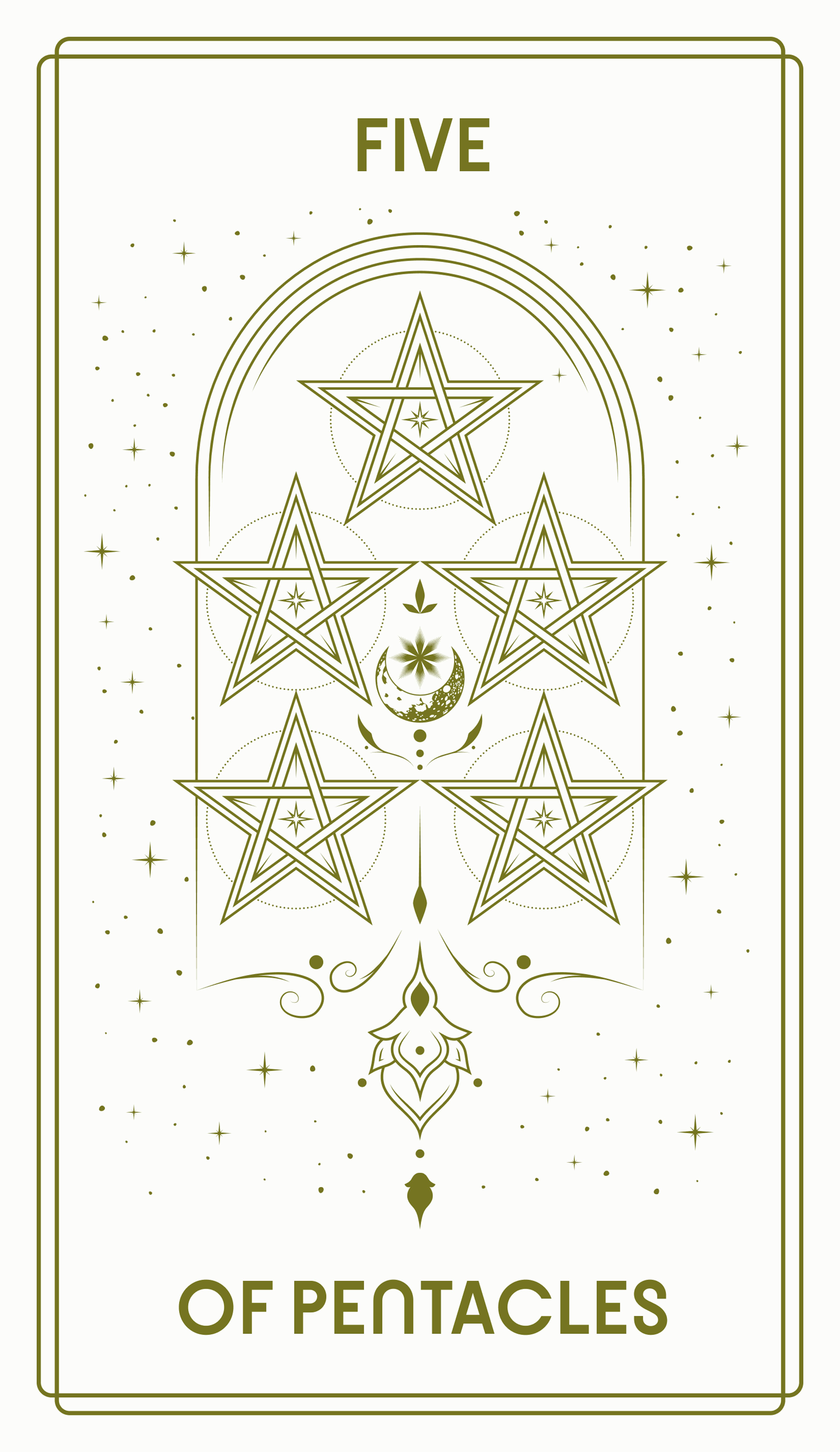 Five of Pentacles Tarot Card