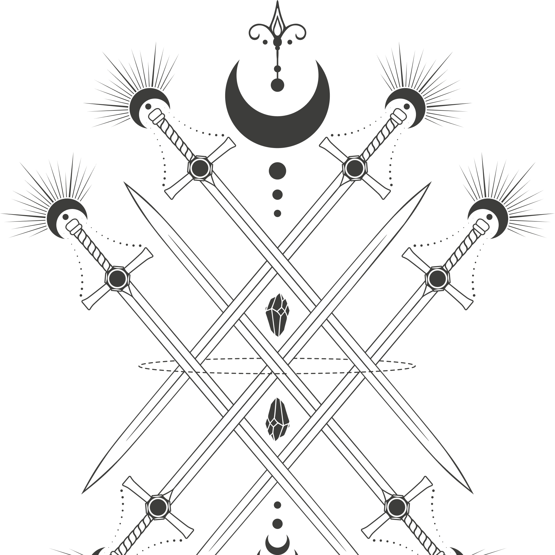 Six of Swords Tarot Card Cover