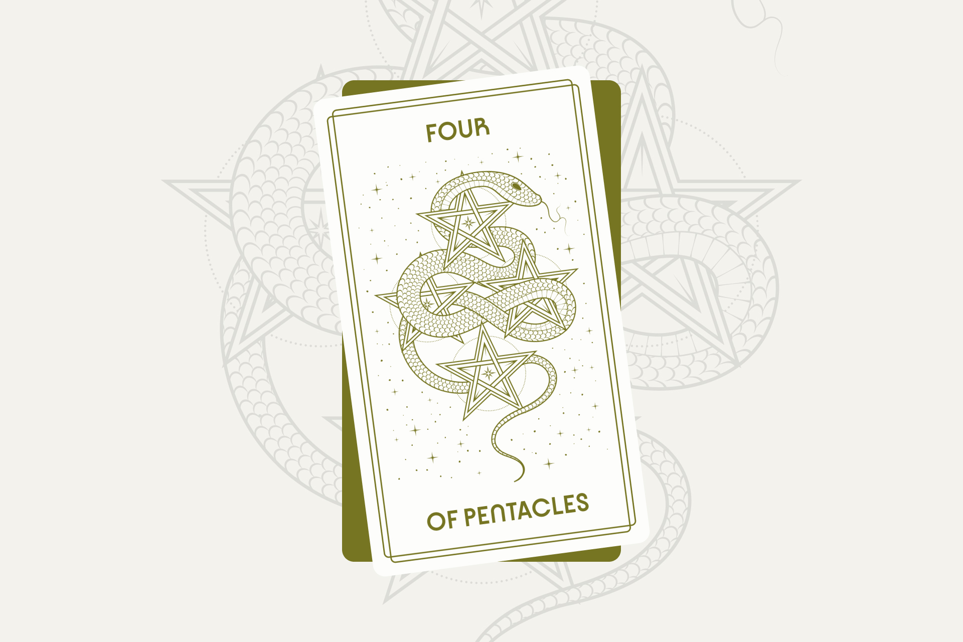 Four of Pentacles Tarot Card